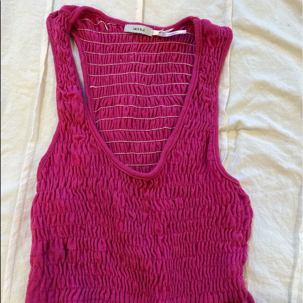 Pink crop top